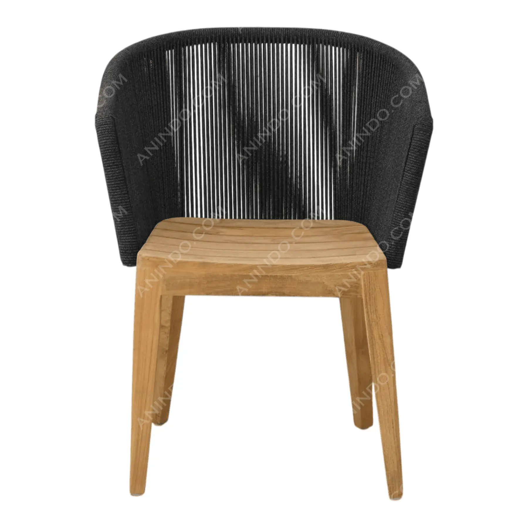 Kai Rope & Teak Chair (Nero)