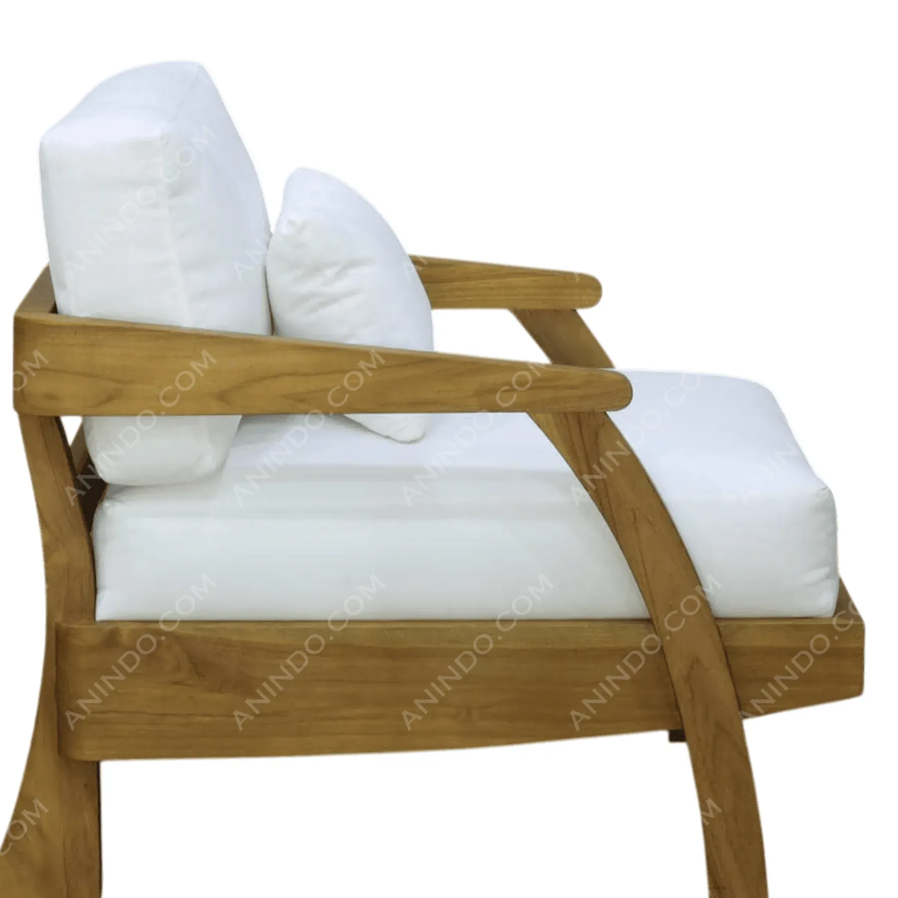 Haven Teak Lounge Chair - Image 4
