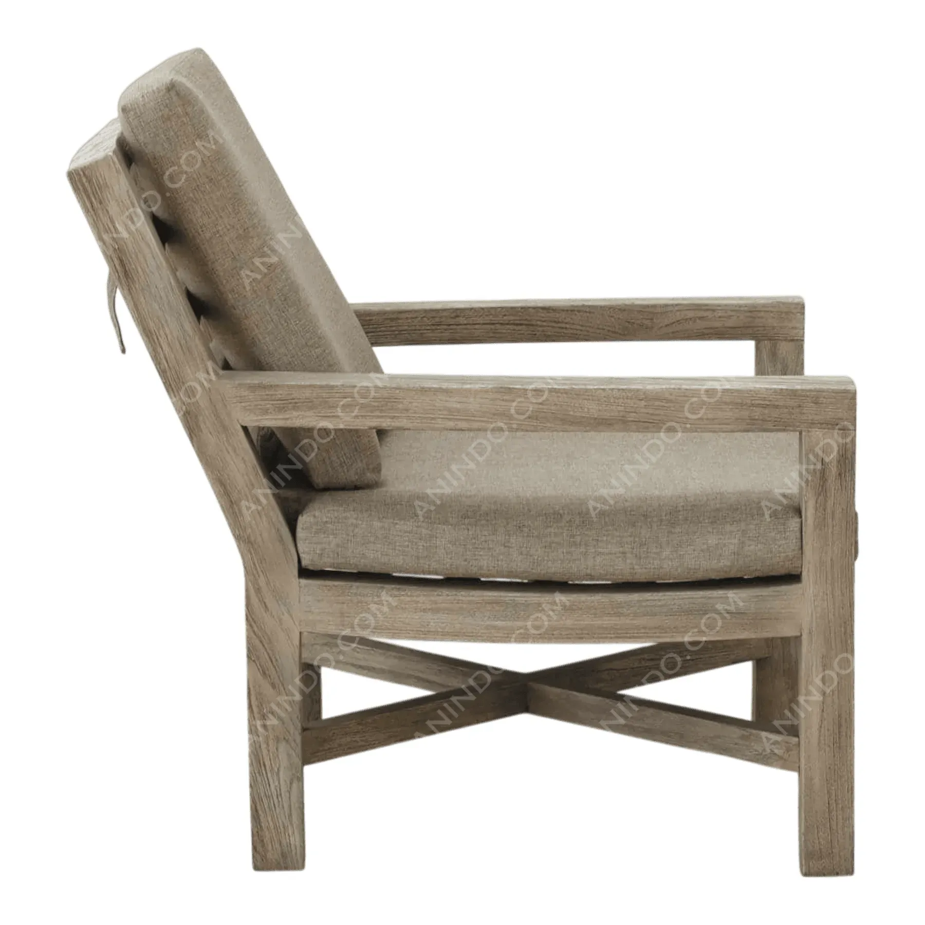 St Tropez X-Base Armchair - Image 4