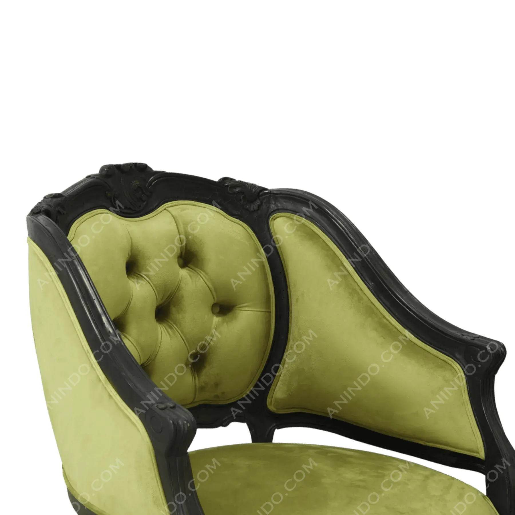 The Voltaire Tufted Armchair - Image 4