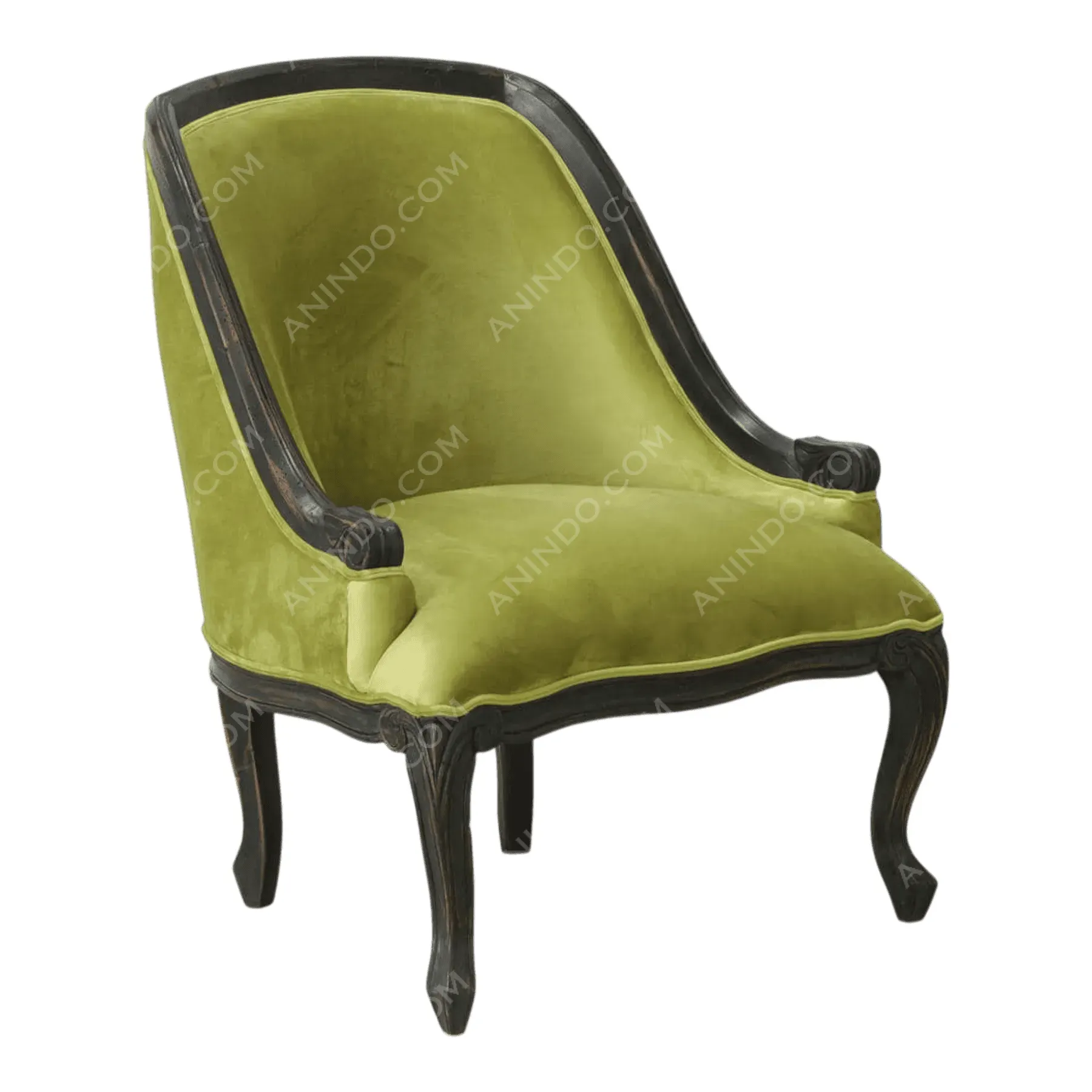 Elodie Velvet Chair - Image 2