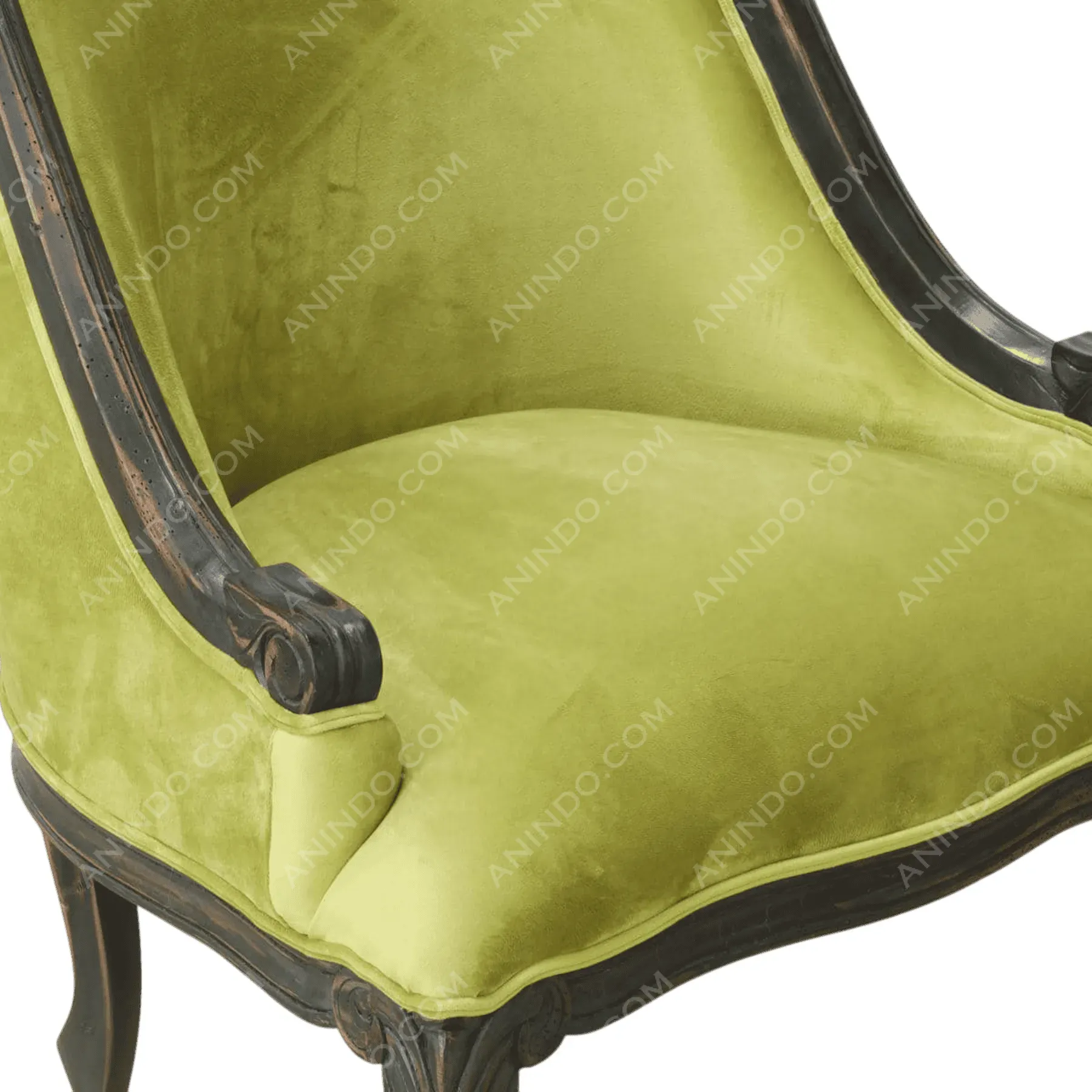 Elodie Velvet Chair - Image 3