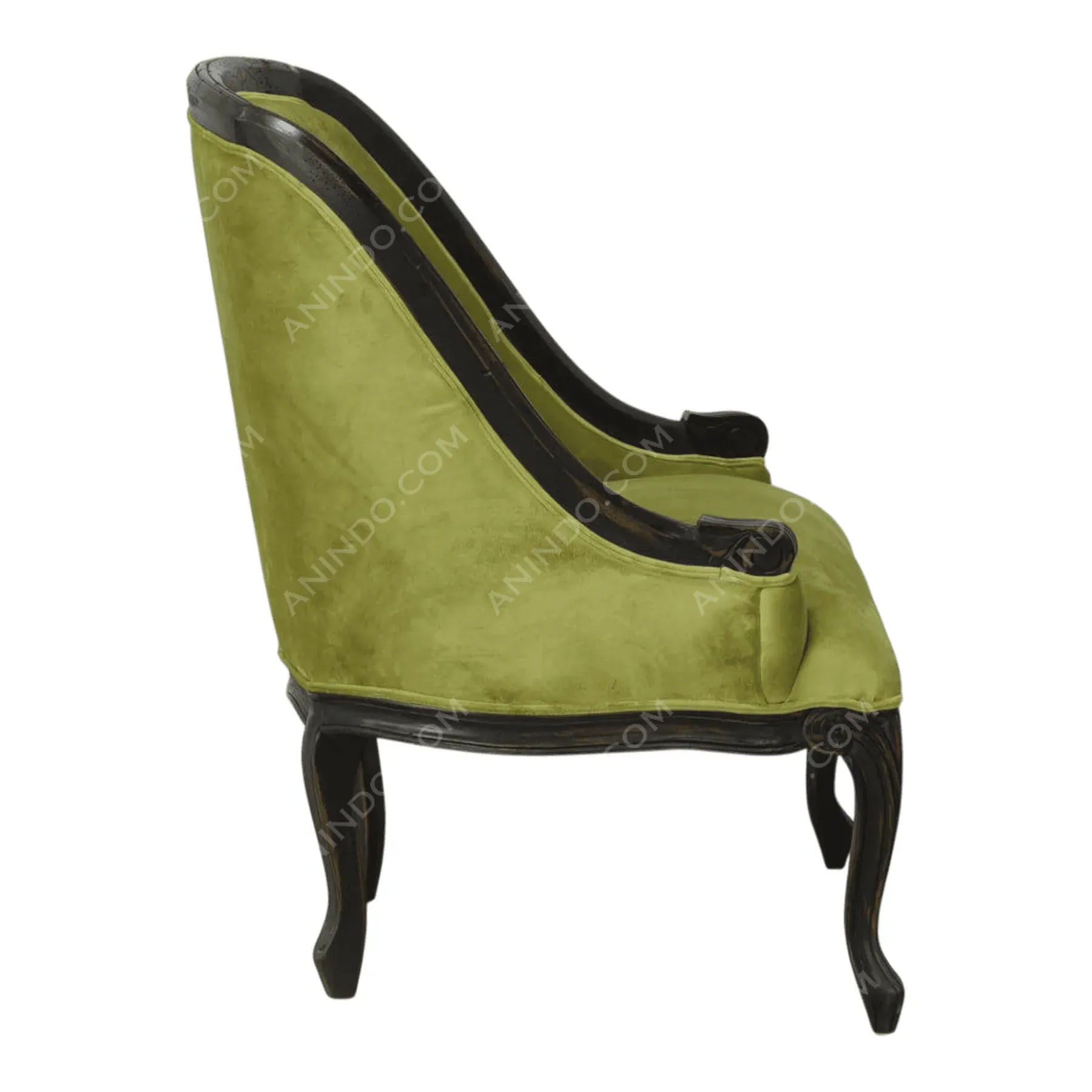 Elodie Velvet Chair - Image 4