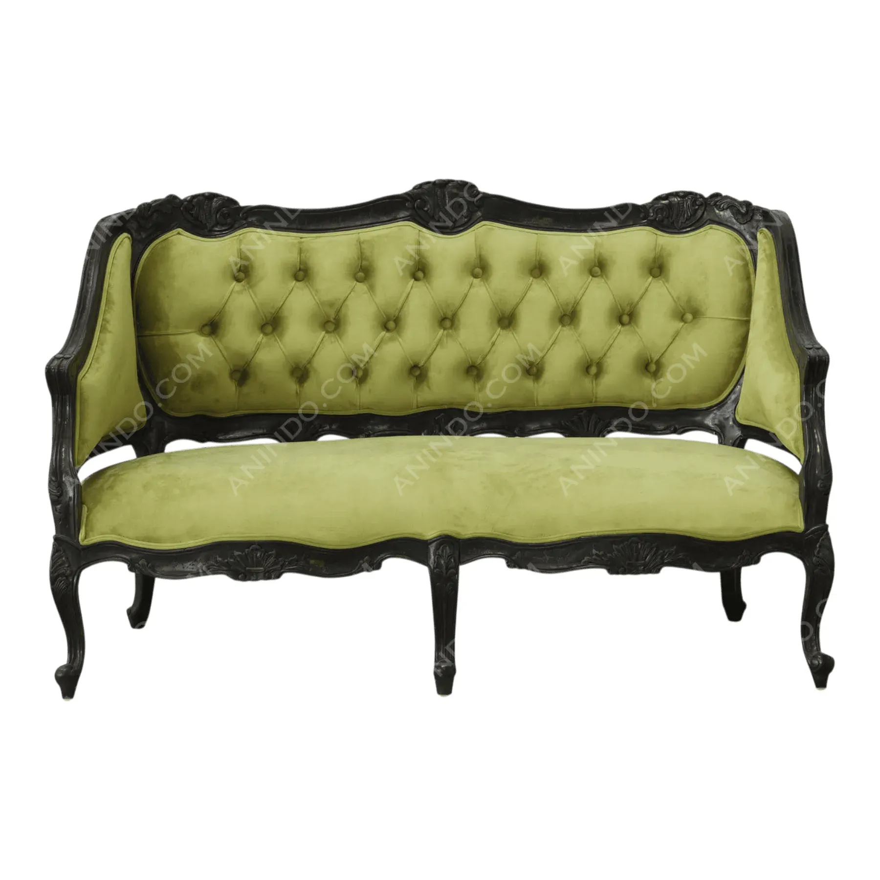 Voltaire Tufted Settee
