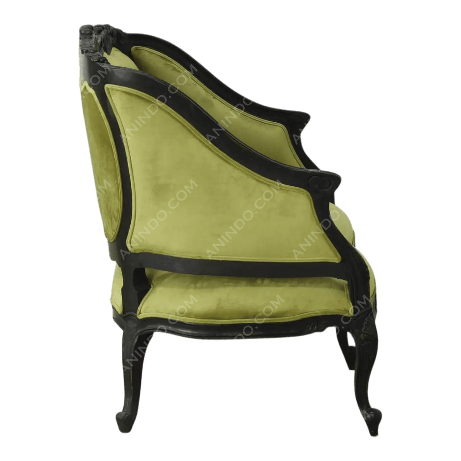 Voltaire Tufted Settee - Image 4