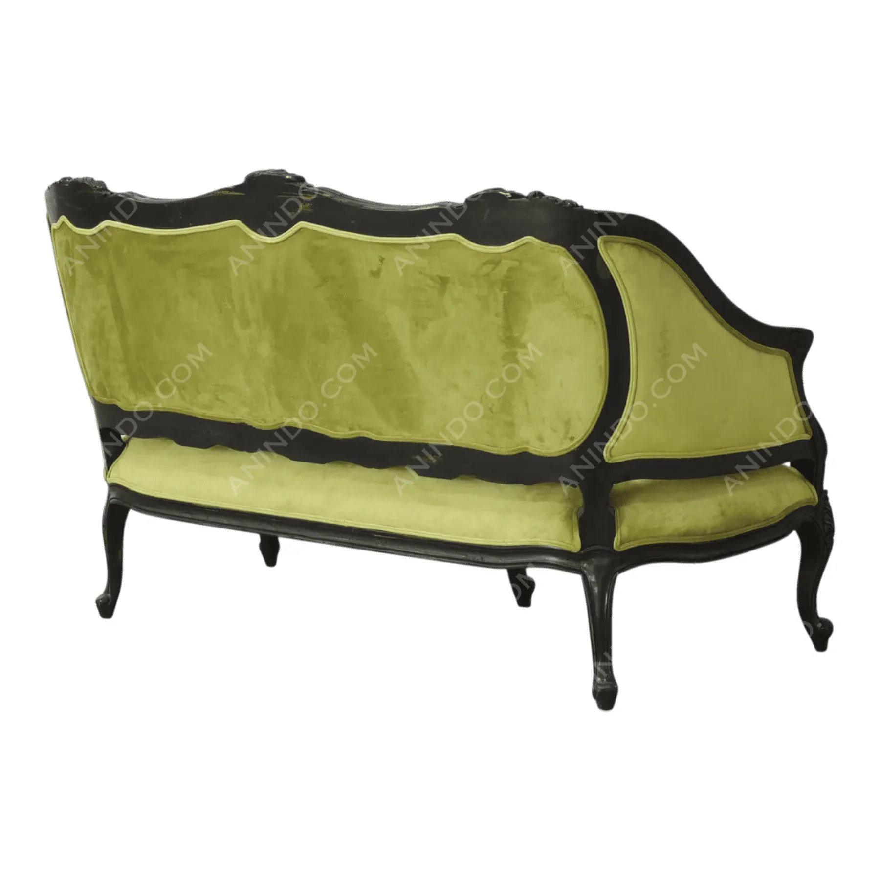 Voltaire Tufted Settee - Image 5