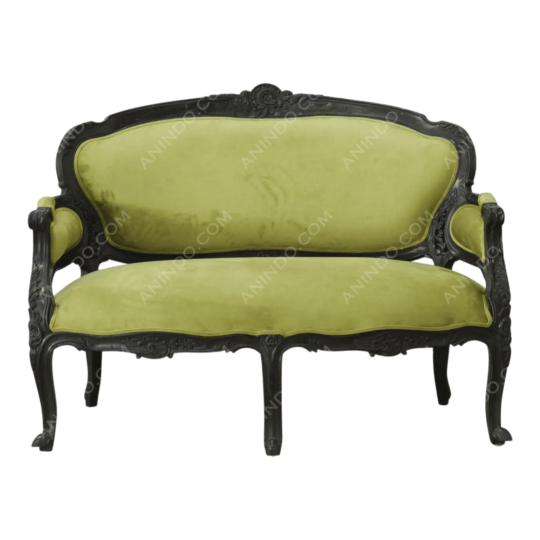 Elodie Velvet Settee