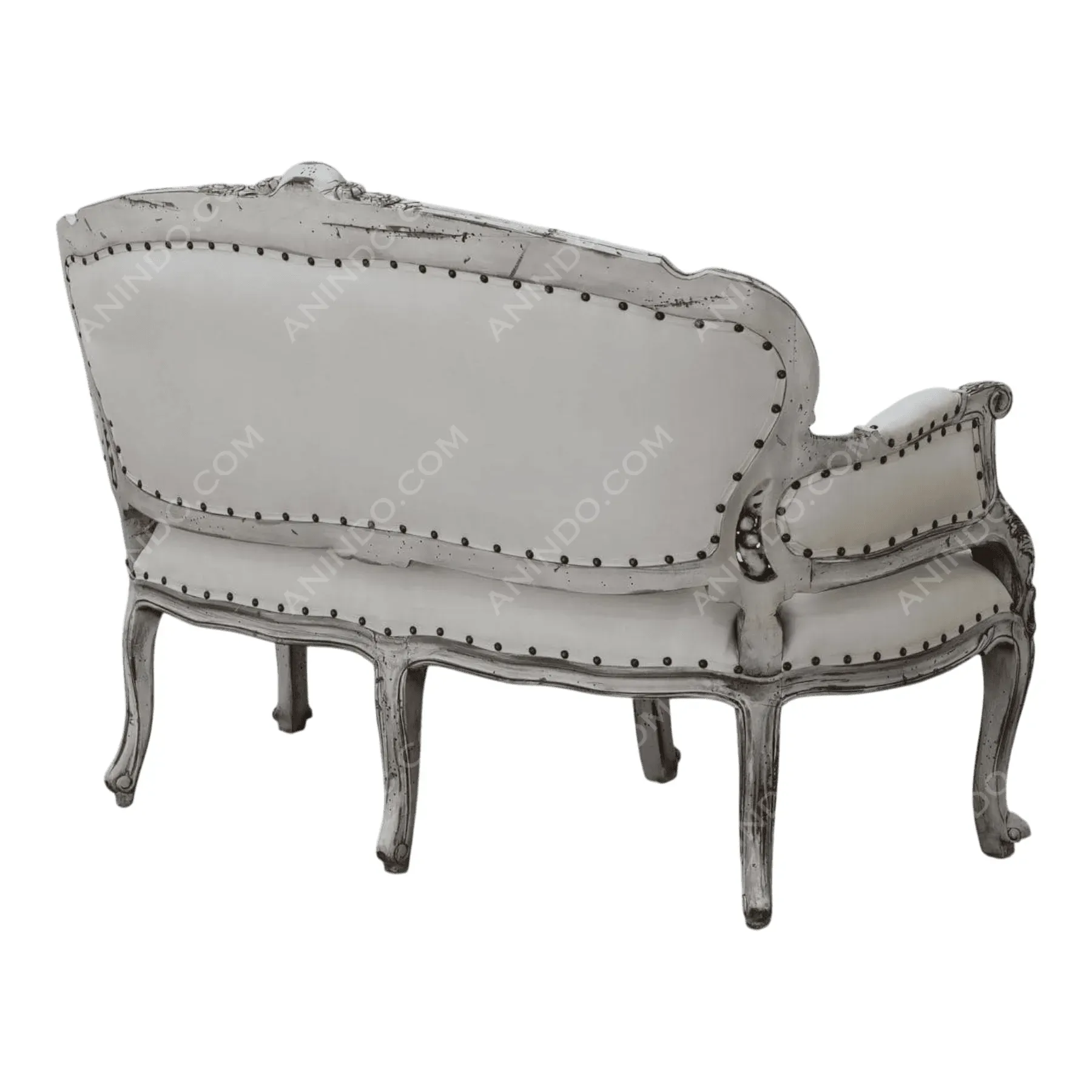 Rochelle Linen Settee - Image 6