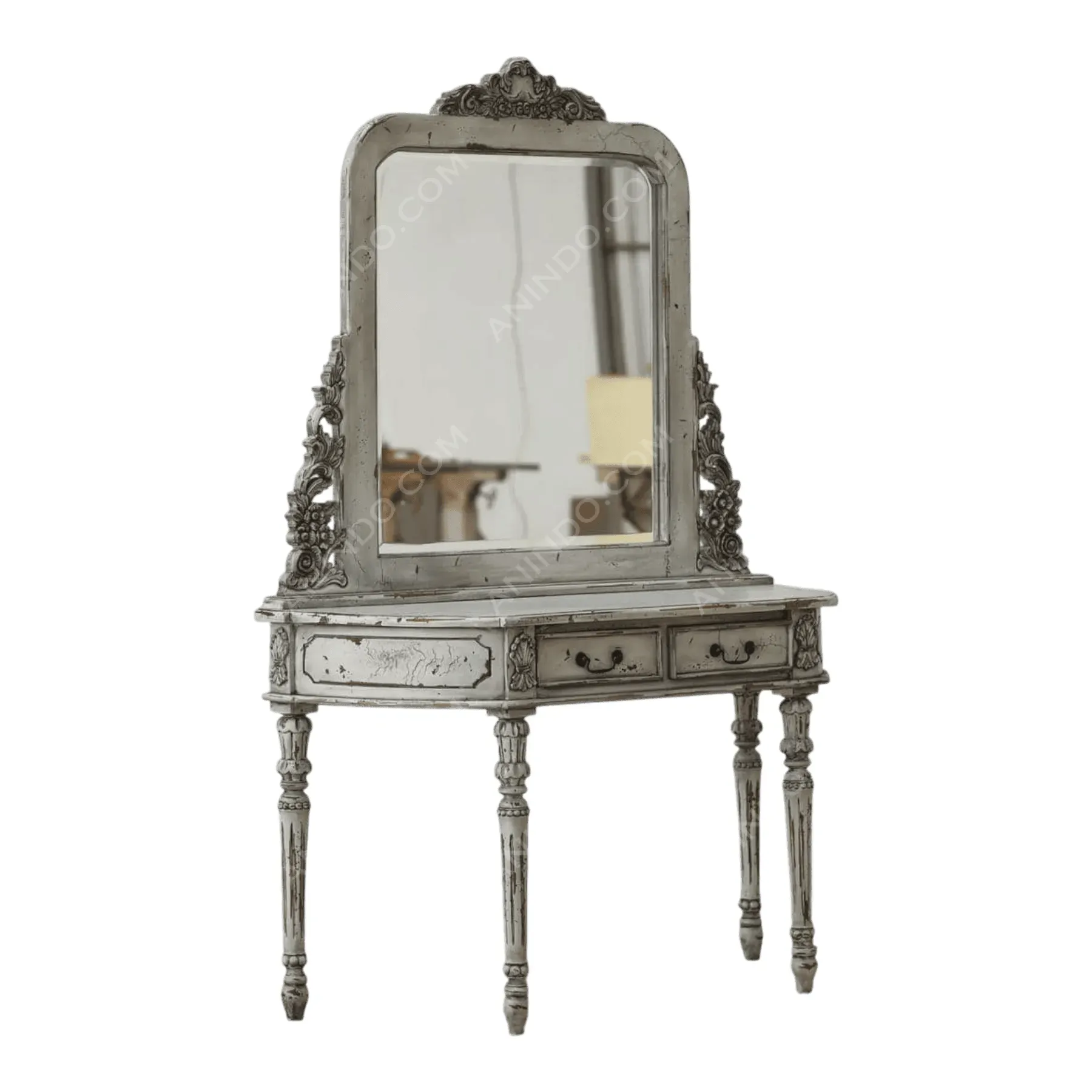 Antoinette Distressed Vanity - Image 5