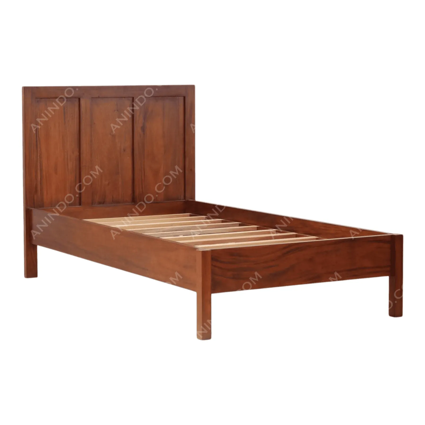 Paneled Platform Bed (Dark Tone) - Image 2