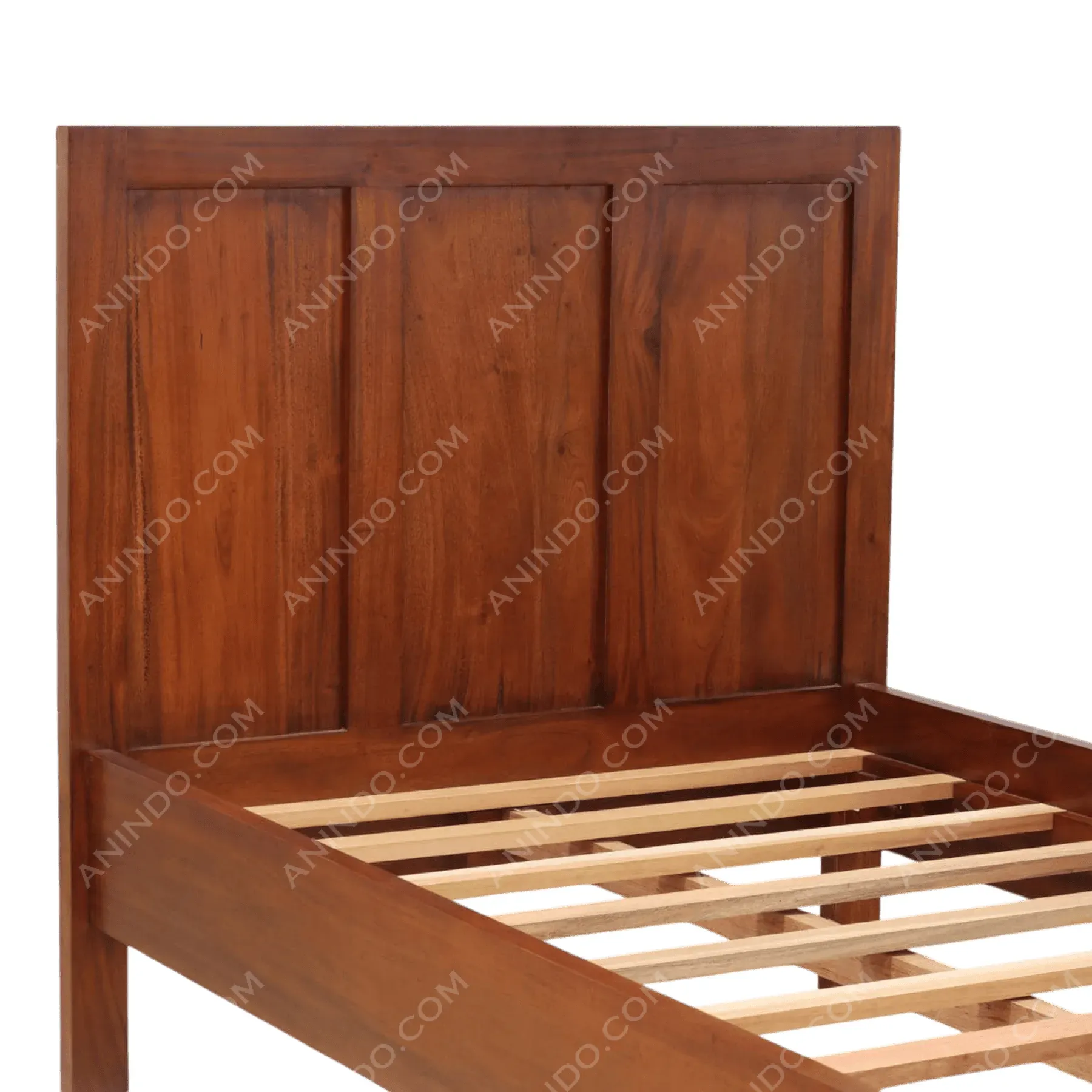 Paneled Platform Bed (Dark Tone) - Image 3