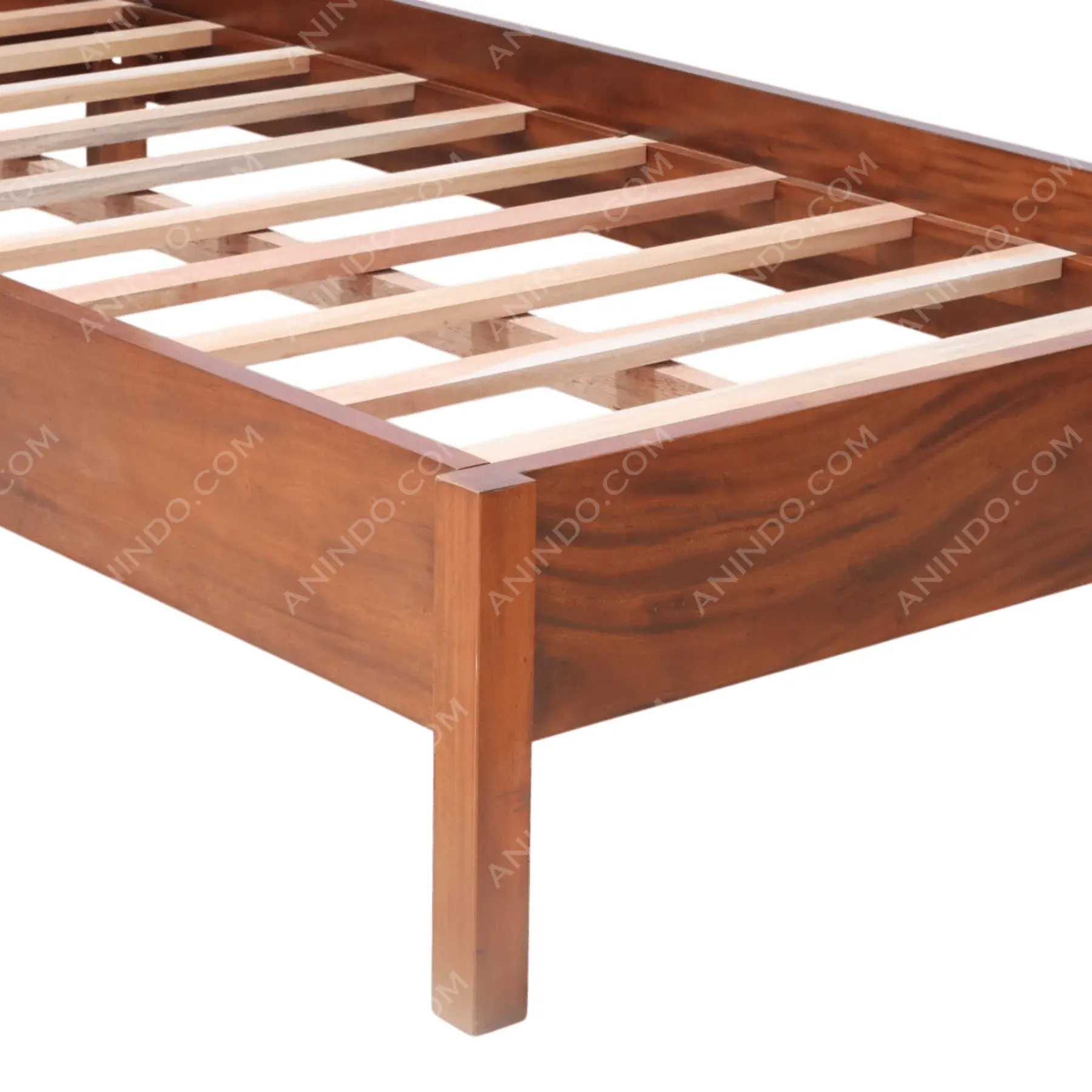 Paneled Platform Bed (Dark Tone) - Image 4