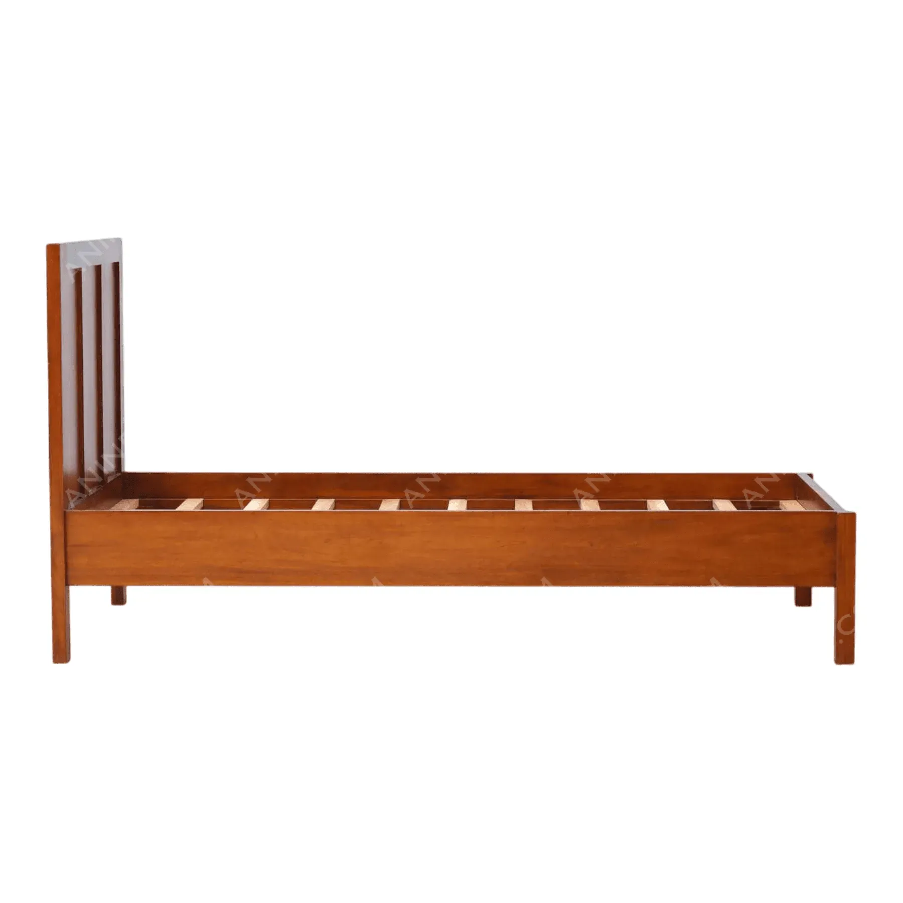 Paneled Platform Bed (Dark Tone) - Image 5