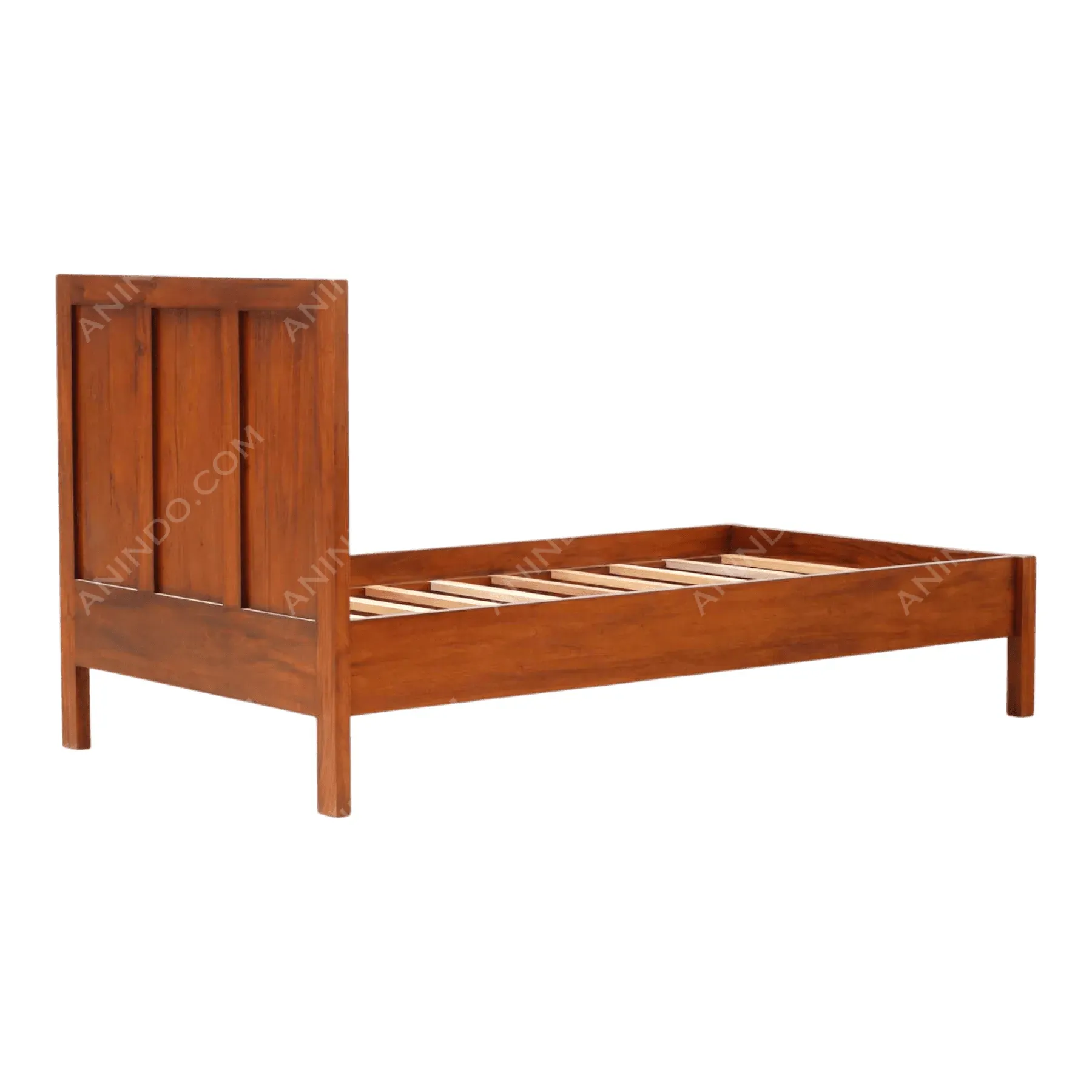 Paneled Platform Bed (Dark Tone) - Image 6