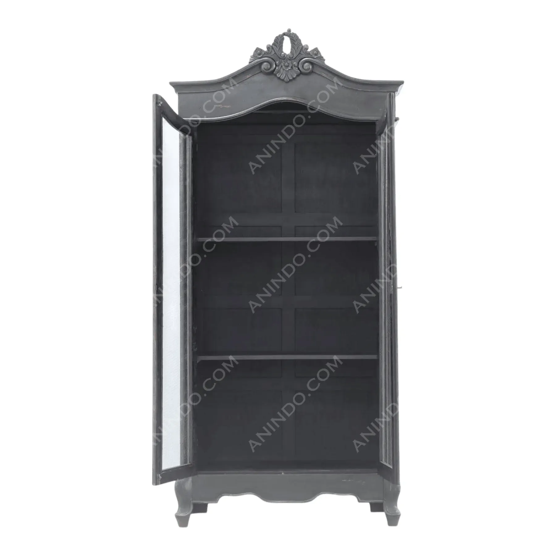 Wire Mesh Armoire Display Cabinet - Image 2