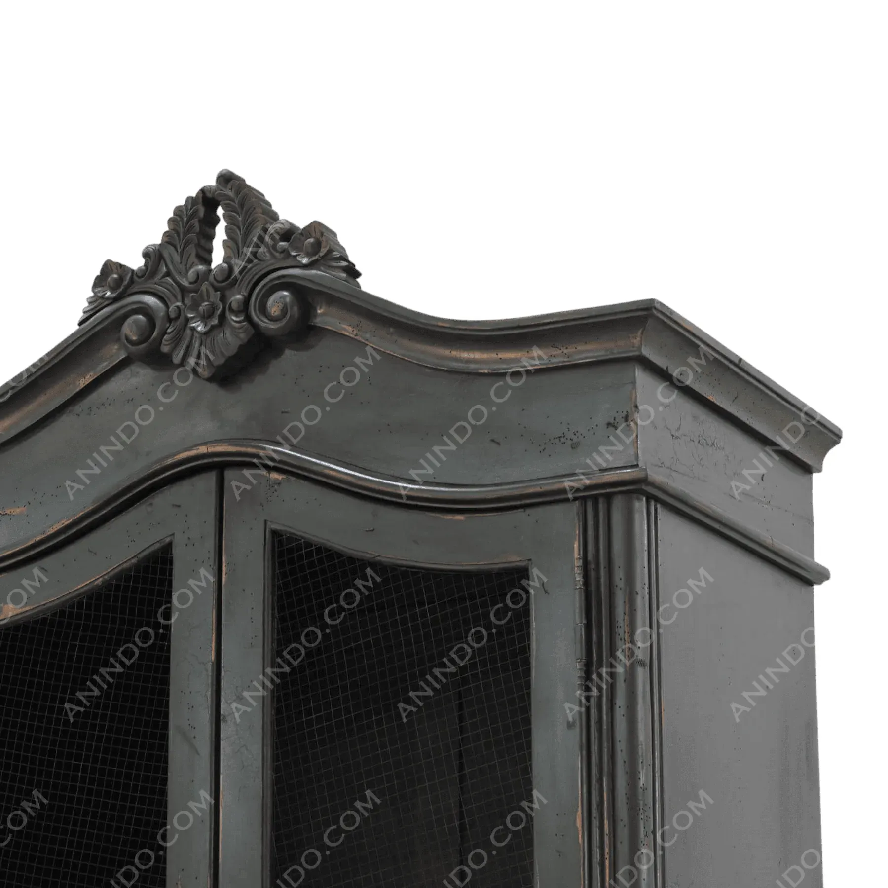 Wire Mesh Armoire Display Cabinet - Image 7