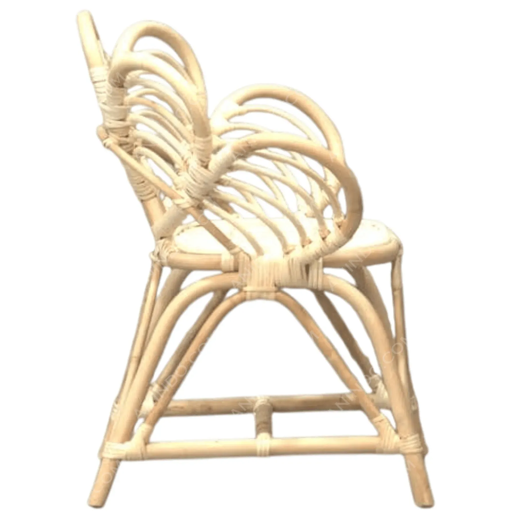 Petal Bloom Rattan Chair - Image 3