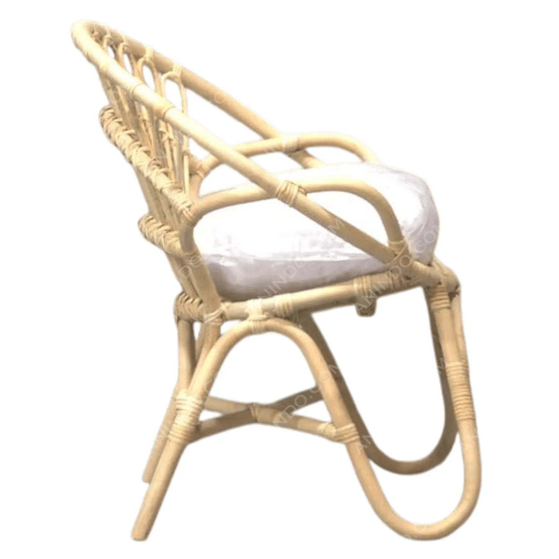 Cove Rattan Bowl Chair - Image 3