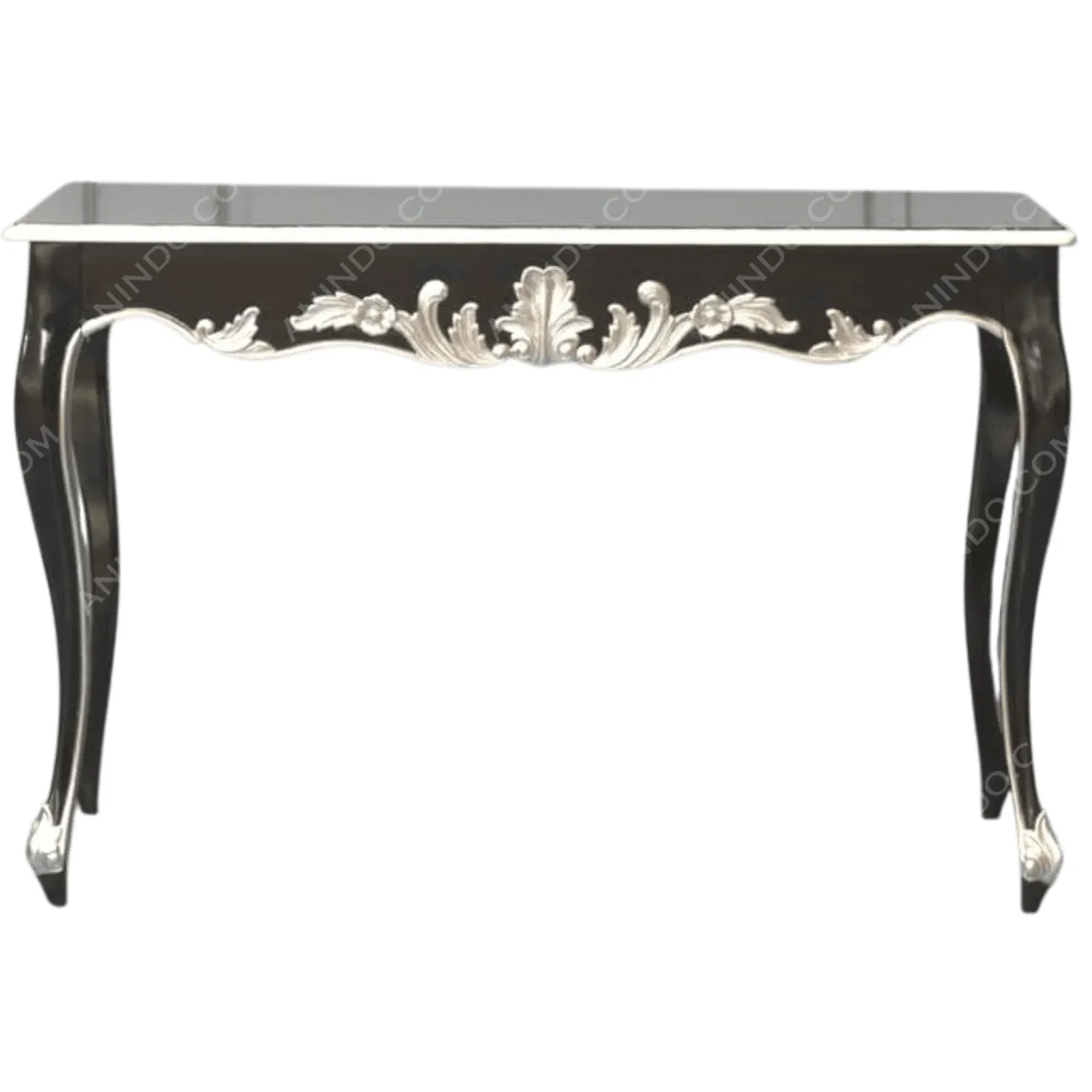 Versailles Noir & Silver Dining Table