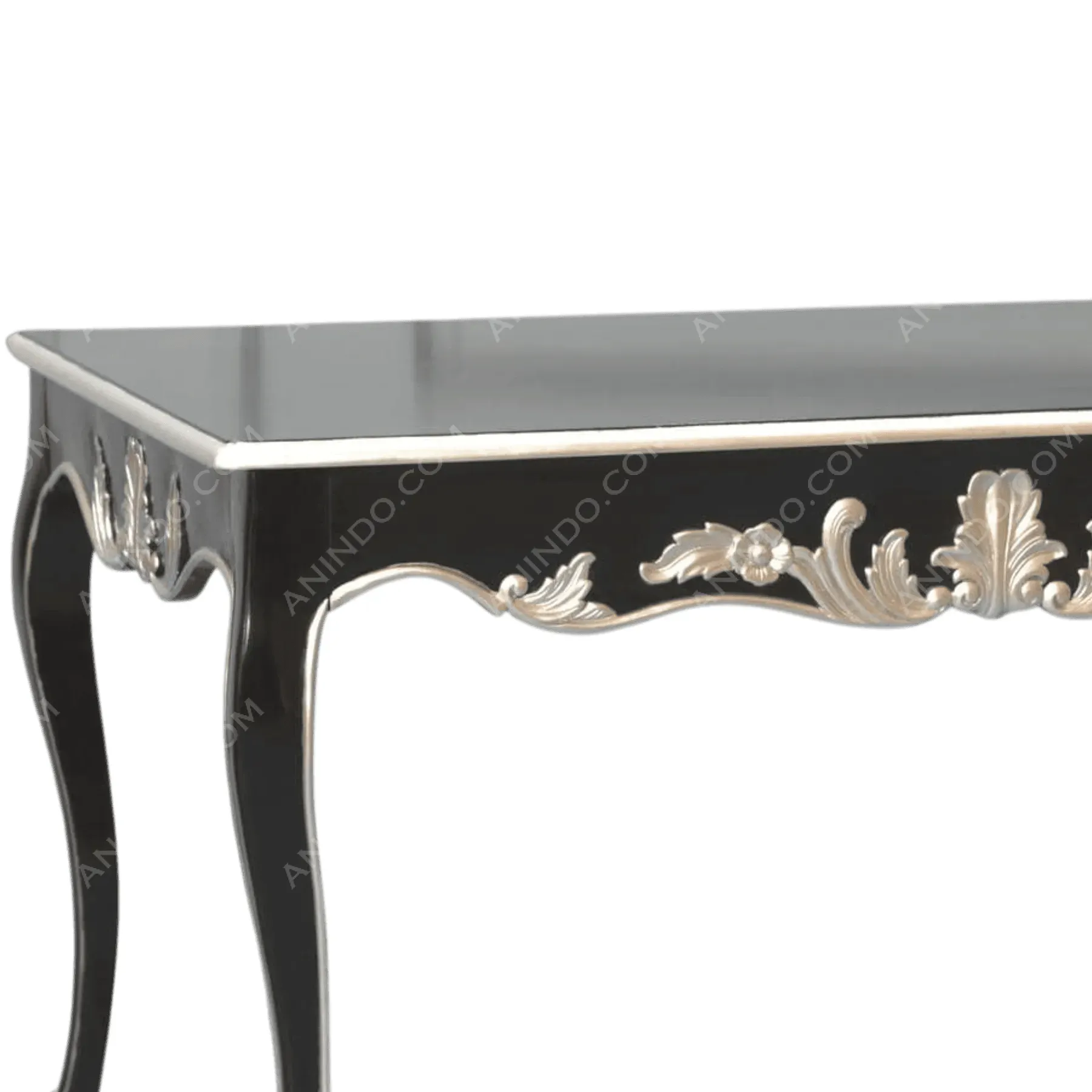 Versailles Noir & Silver Dining Table - Image 3