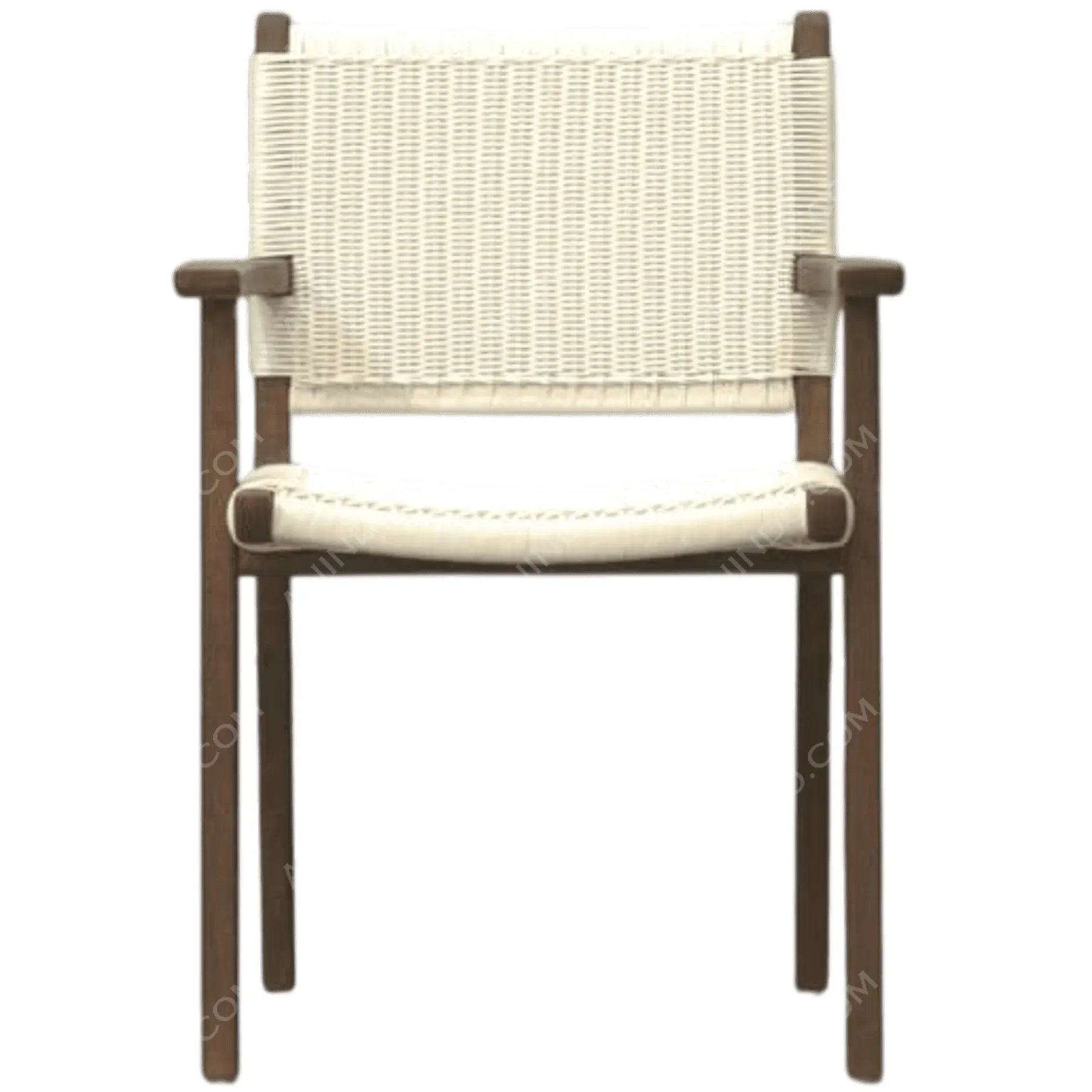 Lagos Woven Teak Armchair