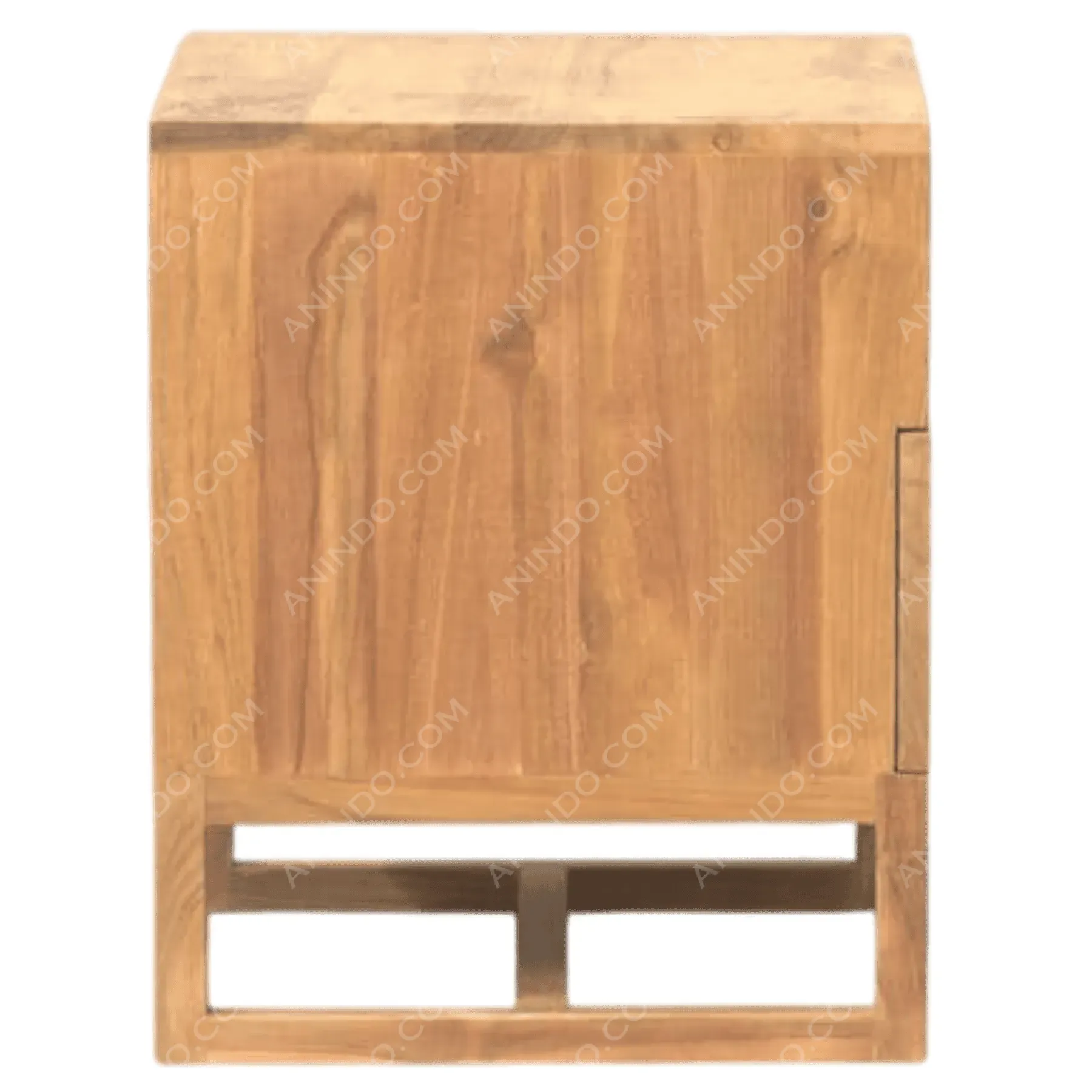 Havana Teak & Rattan Nightstand - Image 3