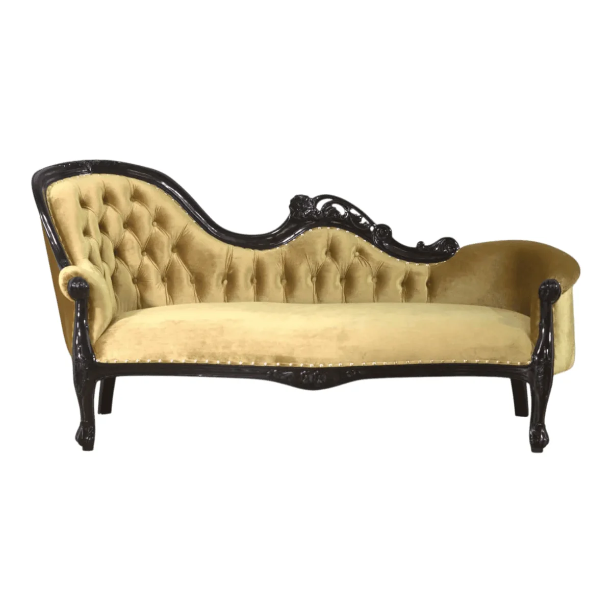 Alvara Chaise Lounge (Gold)