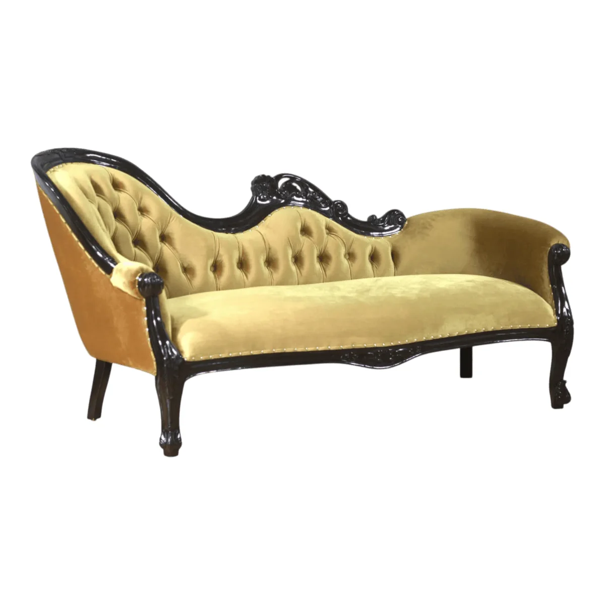 Alvara Chaise Lounge (Gold) - Image 3