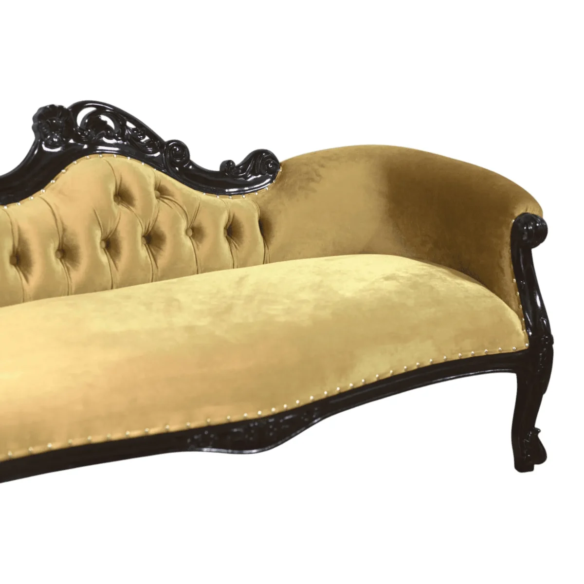 Alvara Chaise Lounge (Gold) - Image 2