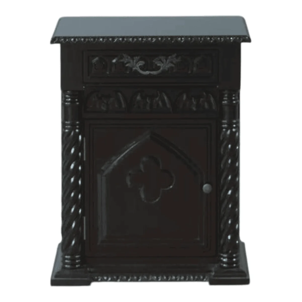Obsidian Gothic Bedside Cabinet