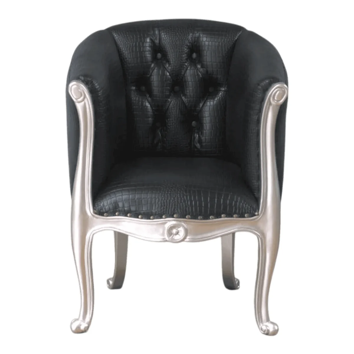 Drava Chair (Black-Silver)