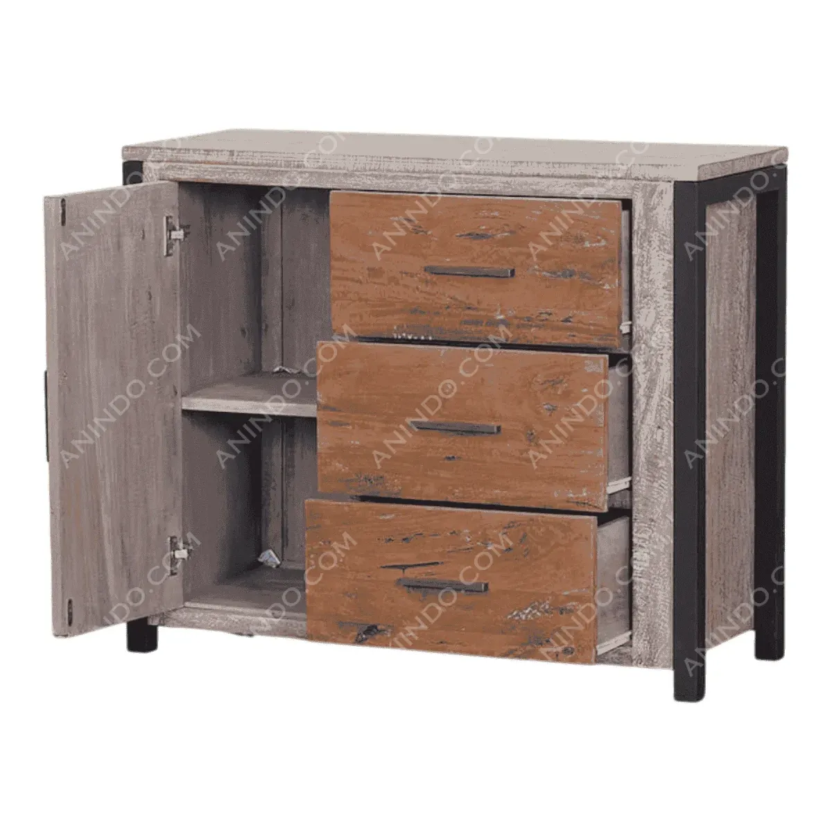 Castor Wide Sideboard - Image 3